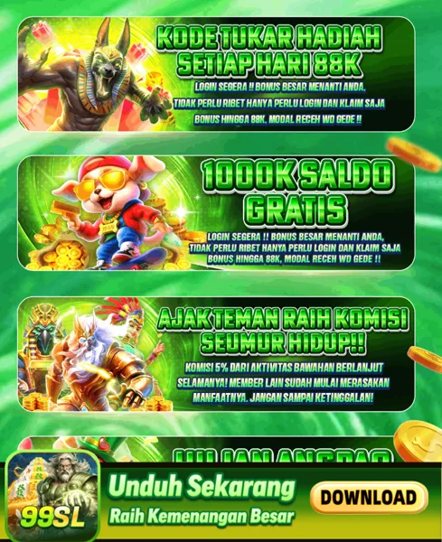 99SL Slot Anti Rungkad Indonesia